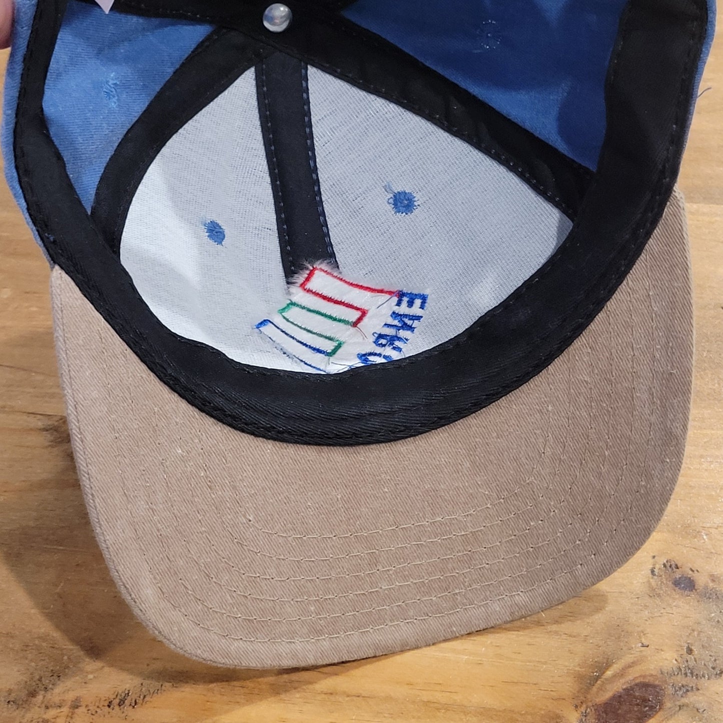 Vintage Enron Hat Snapback Made USA  90s Fraud Scandal Energy Company