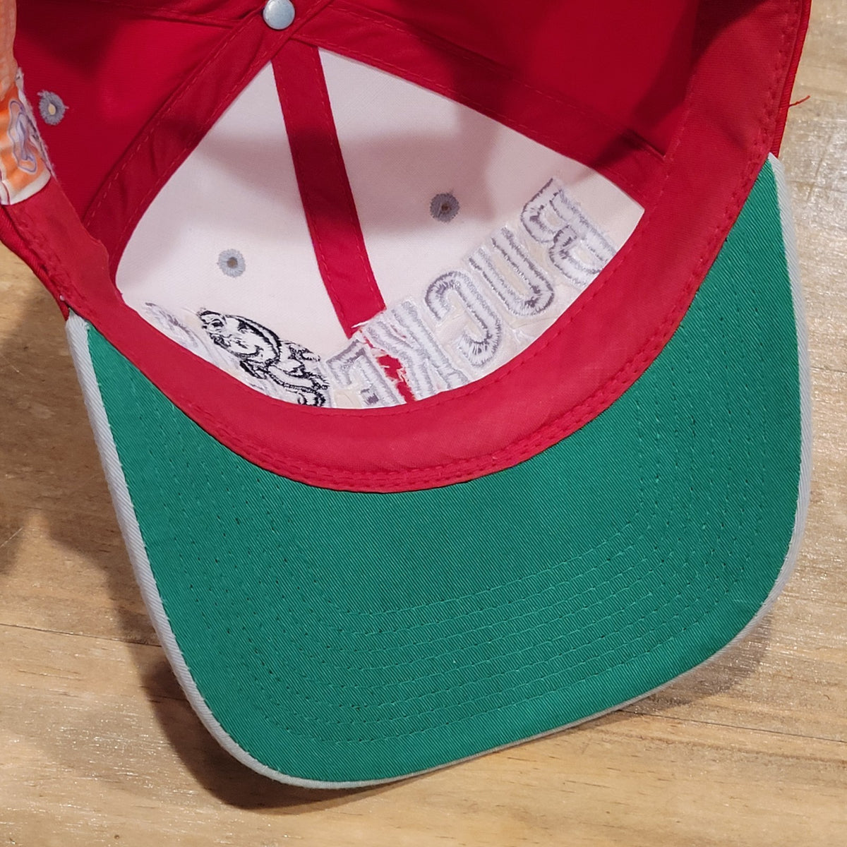Vintage Ohio State Buckeyes Hat Snapback G-Cap Wave Spell Out Logo Brutus 90s