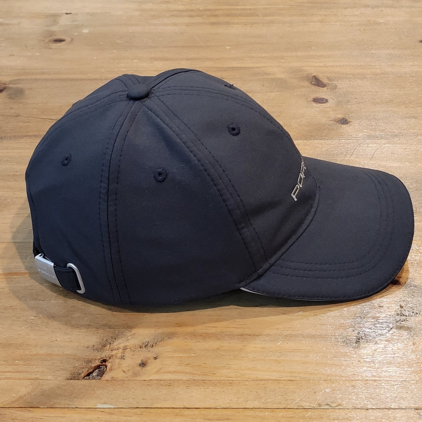 Porsche Hat Cap Strap Back Black Car Race Racing One Size Adjustable