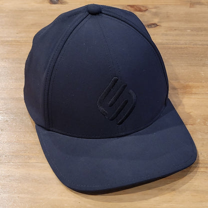 Swannies Golf Hat Cap Snapback Black One Size Adjustable Golfer