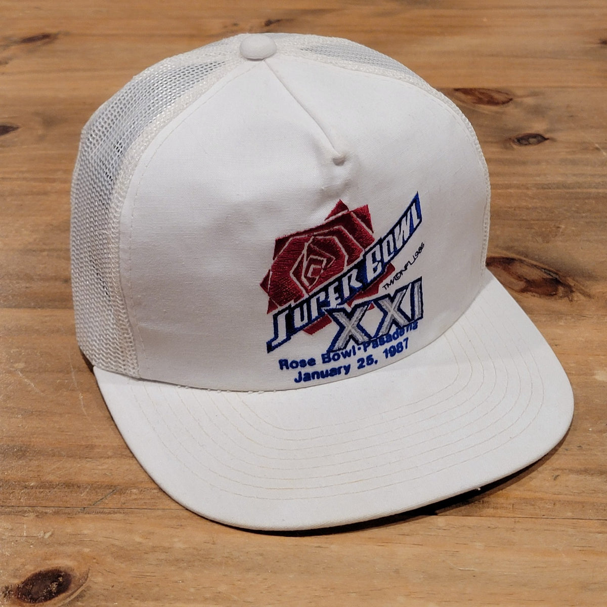 Vintage Super Bowl XXI New York Giants Sports Specialties Hat Snapback Trucker