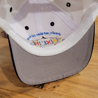 Vintage Super Bowl XXXII Hat Logo 7 NOS Denver Broncos White NFL San Diego
