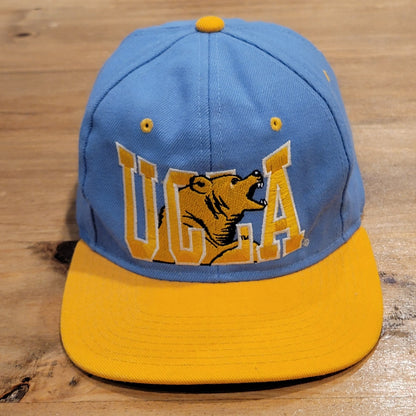 Vintage UCLA Bruins Hat Snapback 90s College Headmaster Wool Korea College