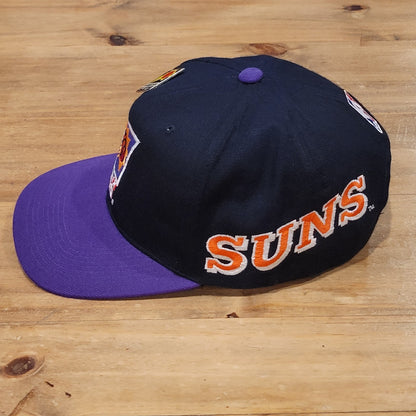 Vintage Phoenix Suns Hat Snapback Side Spell Out Wave Sports Specialties Wool