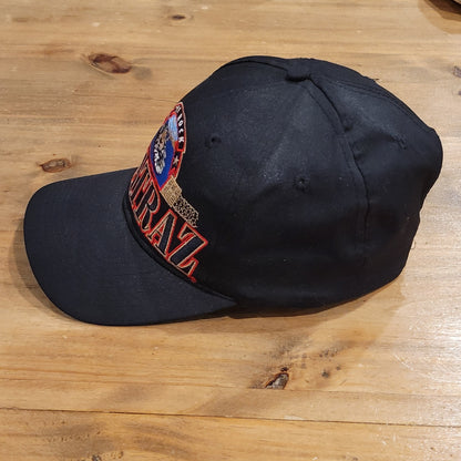 Vintage Alcatraz The Rock Hat Snapback San Francisco 90s Spell Out Big Logo