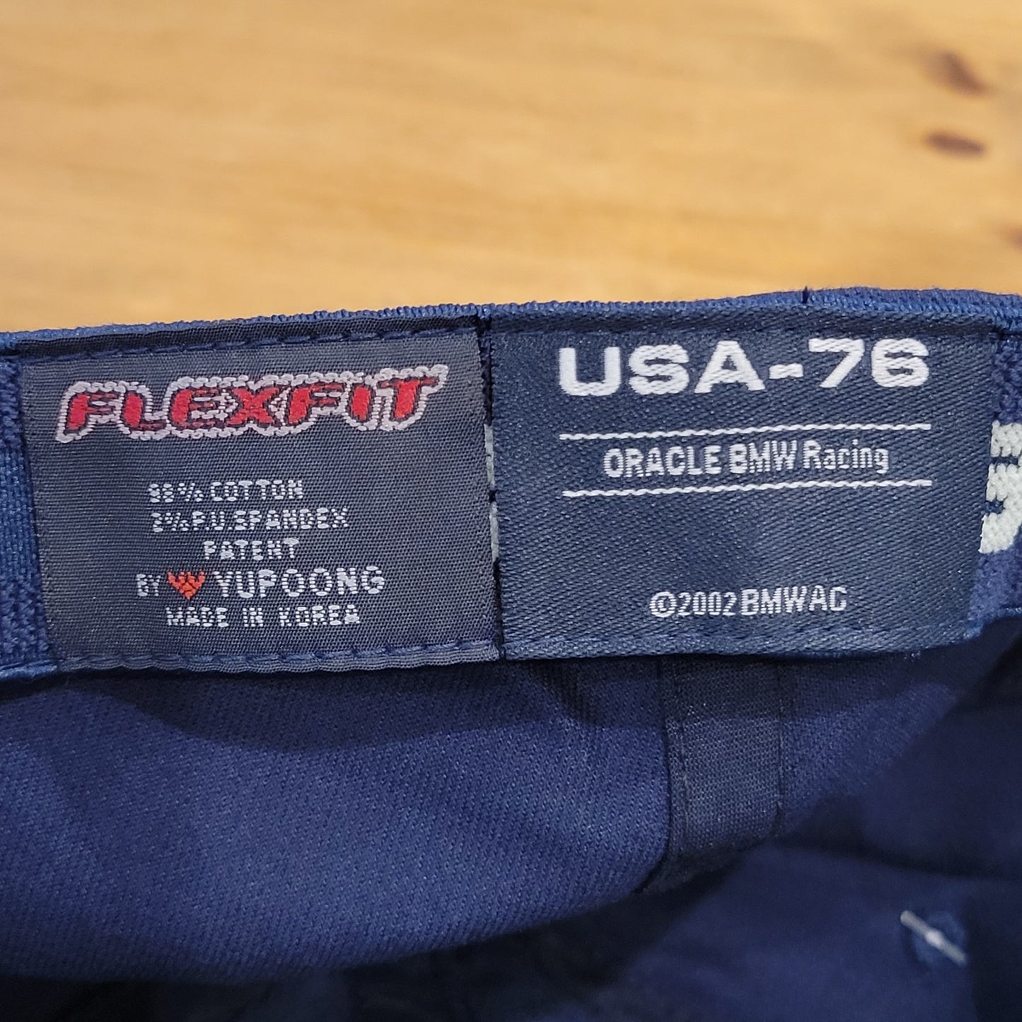 Oracle BMW Racing America's Cup USA-76 Hat One Size Flex Fit Yacht Boat 2003