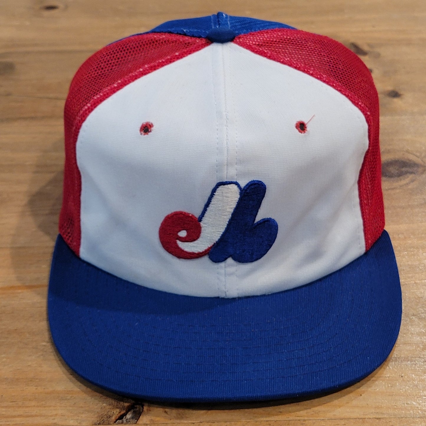 Vintage Montreal Expos Hat Snapback Trucker Youngan MLB Baseball 70s 80s