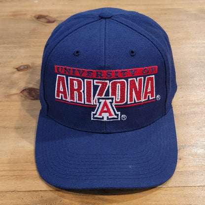 Vintage Arizona Wildcats Hat Sports Specialties Snapback Blue 90s Wool Blend