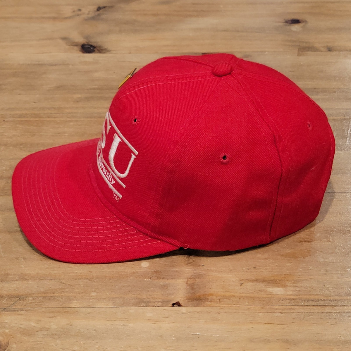 Vintage Ohio State Buckeyes Hat Snapback The Game 3 Bar Wool Made USA Glued Tag