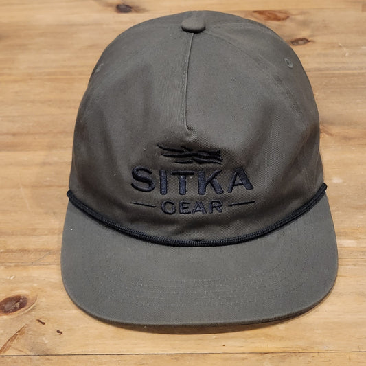 Sitka Gear Hunting Hat Snapback Green Rope Deer Bow Outdoor Hunt One Size