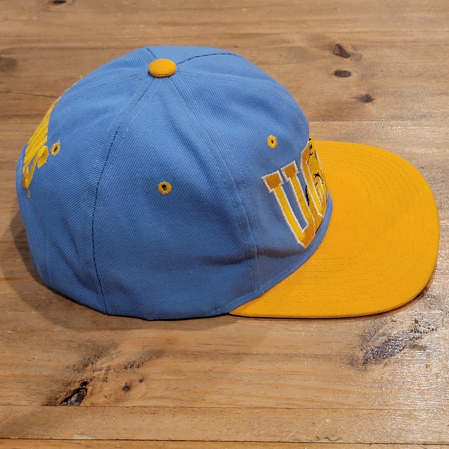 Vintage UCLA Bruins Hat Snapback 90s College Headmaster Wool Korea College