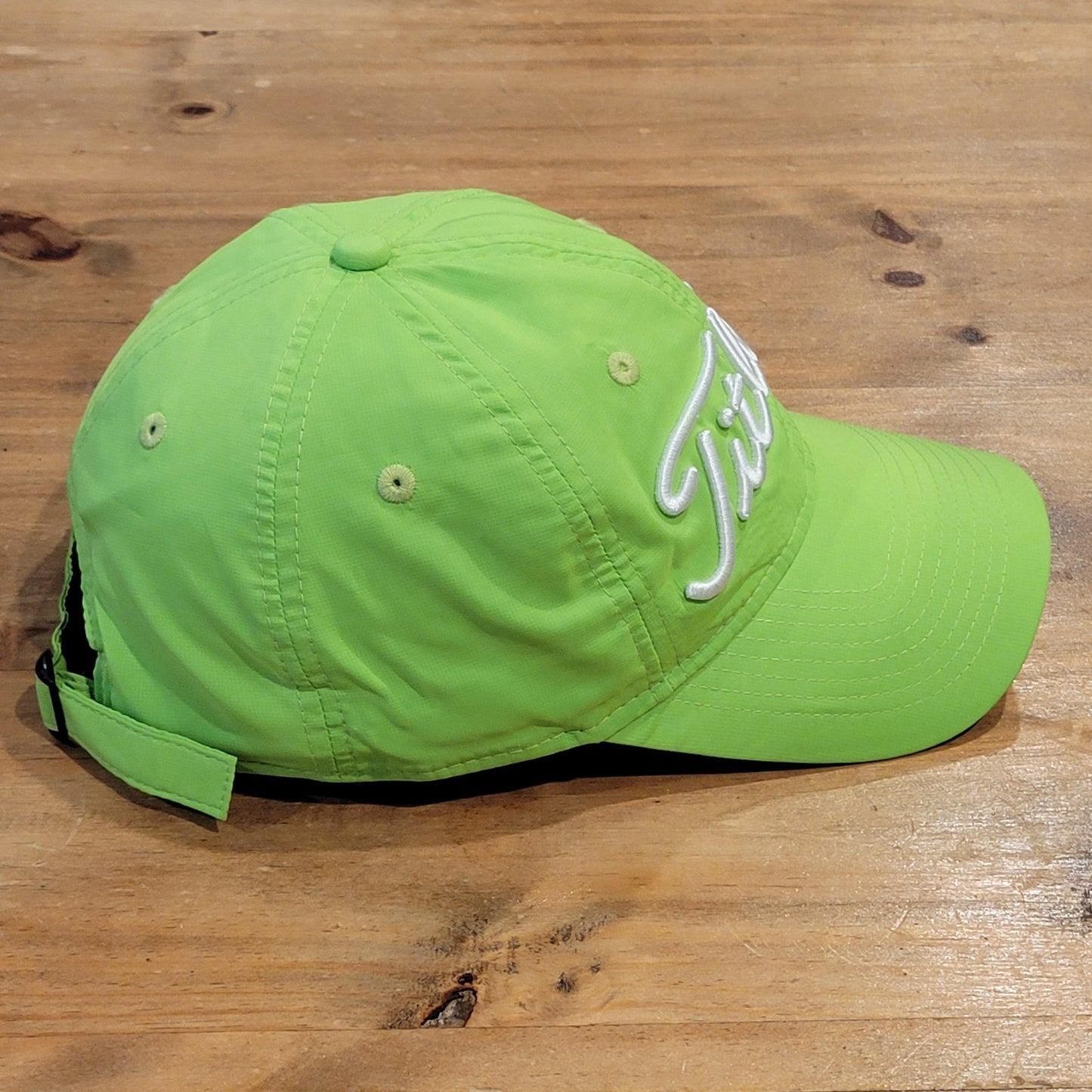 Titleist Hat Cap Strap Back Neon Green Golf Lightweight Adjustable Golfer