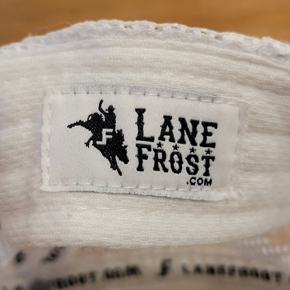 Lane Frost Hat Snapback White World Champion Bull Rider Cowboy Est 1987