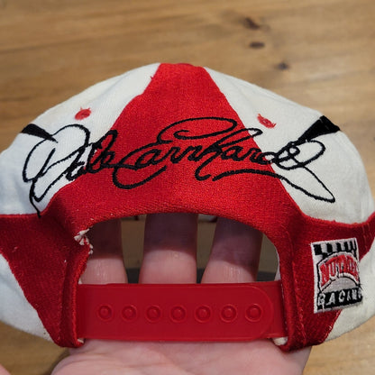 Vintage Dale Earnhardt Hat Nutmeg 90s Claw Stripes NASCAR Racing Car #3
