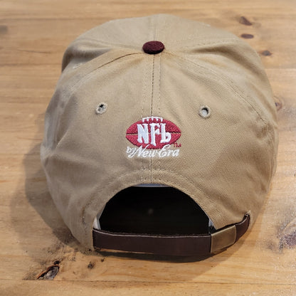 Vintage Super Bowl XXX Hat Strap Back Brown Red One Size New Era Dallas Cowboys