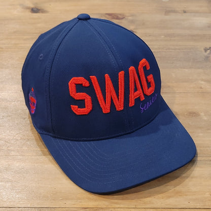 G/Fore Swag Series Hat Cap Snapback Blue Red Skull Logo One Size Golf Gfore