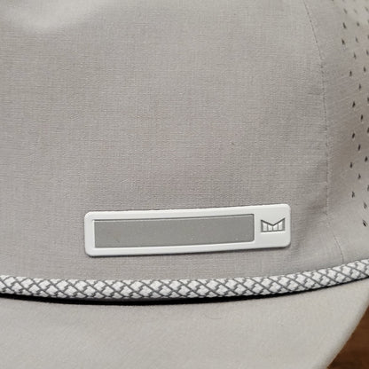 Melin Hydro Coronado Hat Snapback Rope Gray Stash Pocket Pouch CL size