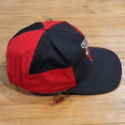 Vintage Chicago Bulls Hat Snapback Drew Pearson Twill Patchwork Zig Zag 90s NBA