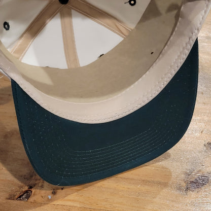 Vintage Ducks Unlimited Hat Snapback White Green DU 90s Embroidered Duck