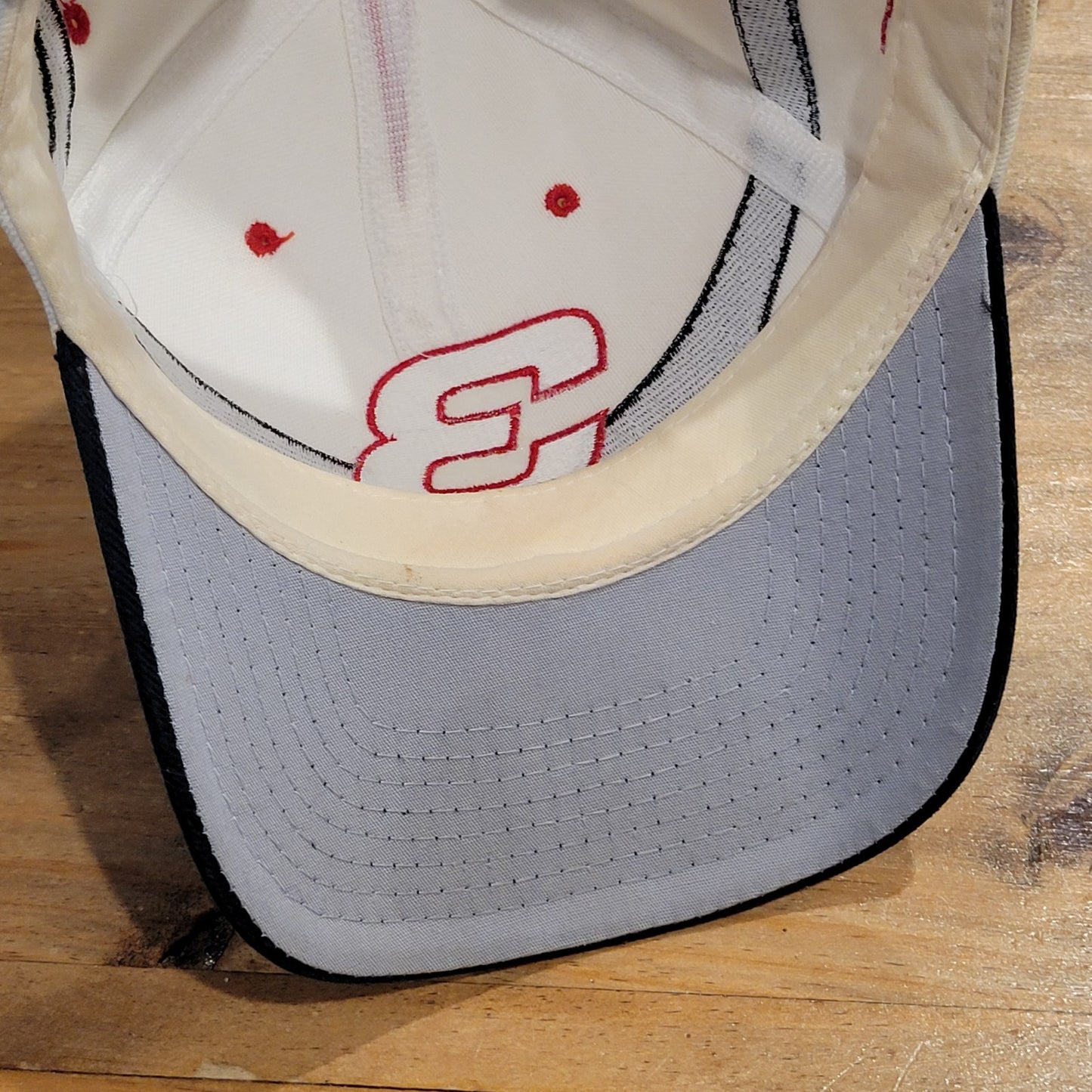 Vintage Dale Earnhardt Hat Nutmeg 90s Claw Stripes NASCAR Racing Car #3