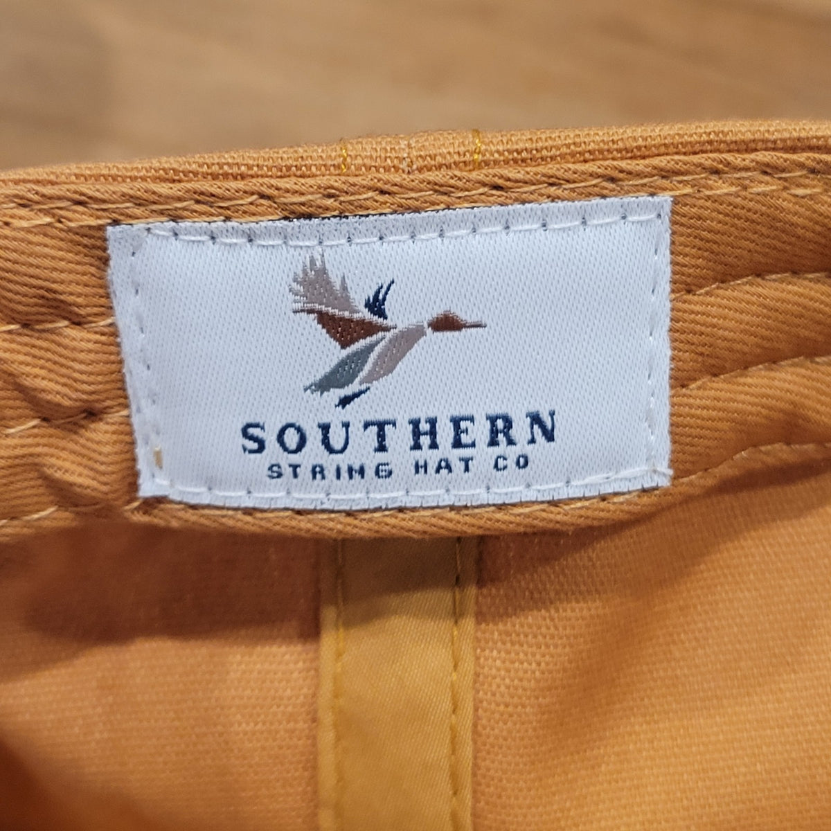 Southern String Hat Snapback Brown Suede Bill Patch Duck Hunting One Size New