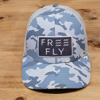 Free Fly Hat Snapback Camo Camouflage Trucker Mesh Back One Size