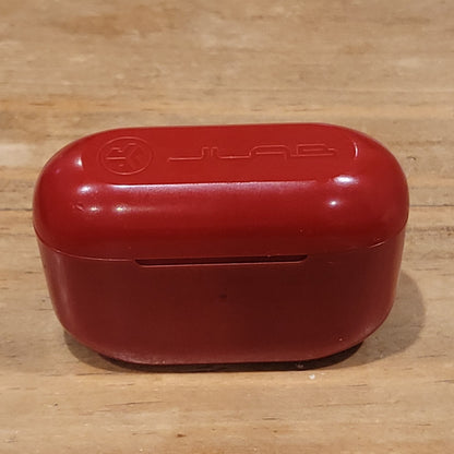 Jlab Go Pop Wireless Bluetooth Earbuds Compact With Charging Case Red