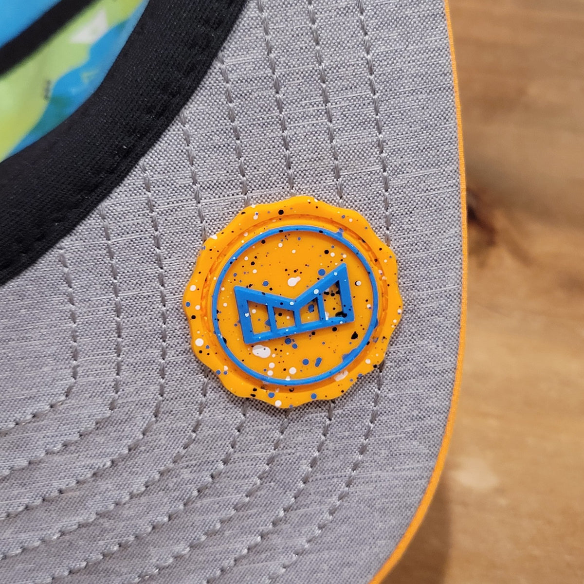 Melin Coronado Hydro Neon Collection Hat Snapback Orange Rope  Adjustable CL Fit
