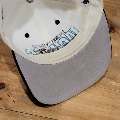 Vintage Jacksonville Jaguars Hat Snapback Apparel #1 Banned Logo 90s White