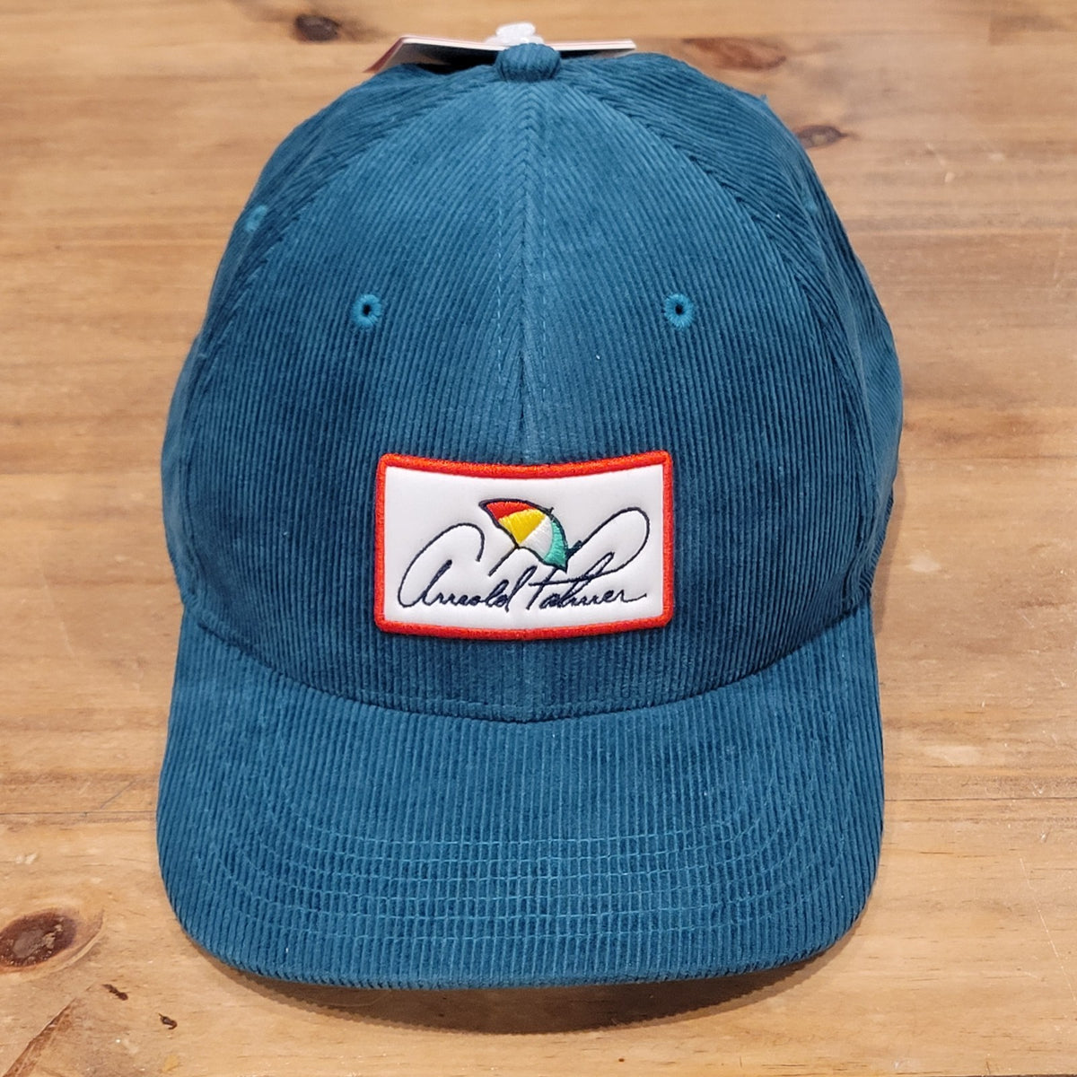 Arnold Palmer Puma Corduroy Hat Snapback Blue Patch Golf Umbrella Logo One Size
