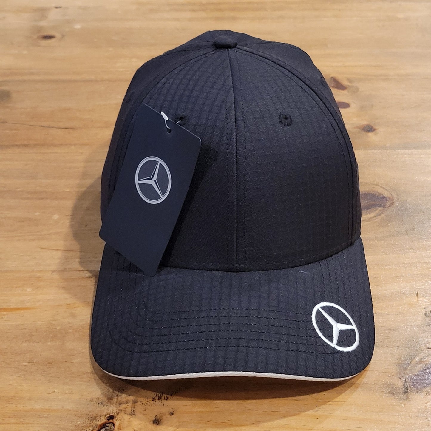 Mercedes Benz Hat Cap Strap Back Black Gilbert One Size Car Racing F1 Adjustable