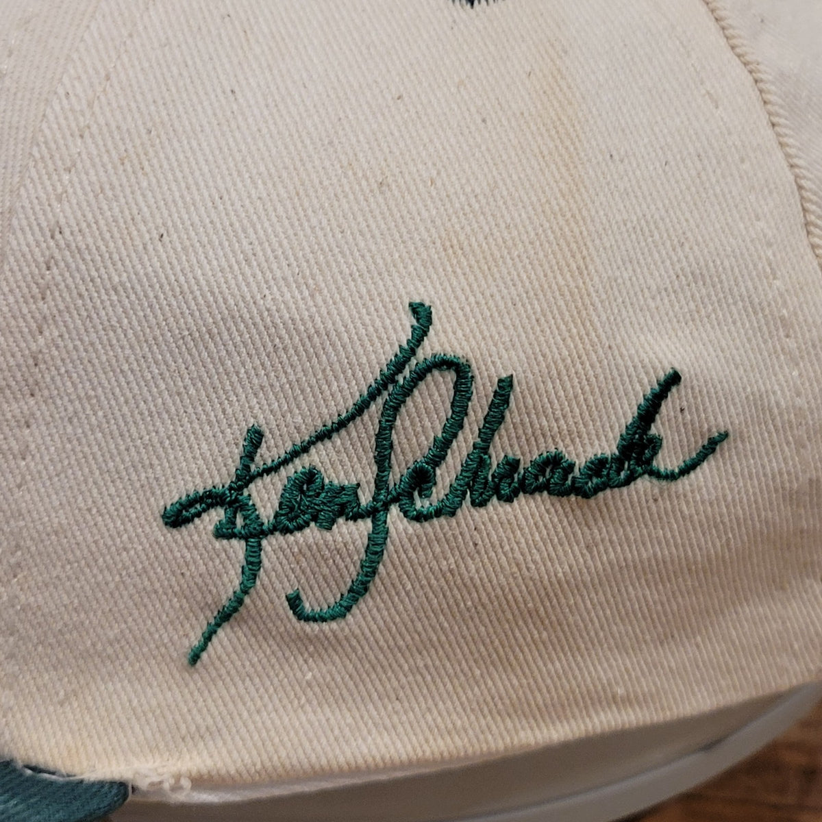Vintage Skoal Bandit Racing Hat Ken Schrader Signed Snapback 90s Race NASCAR