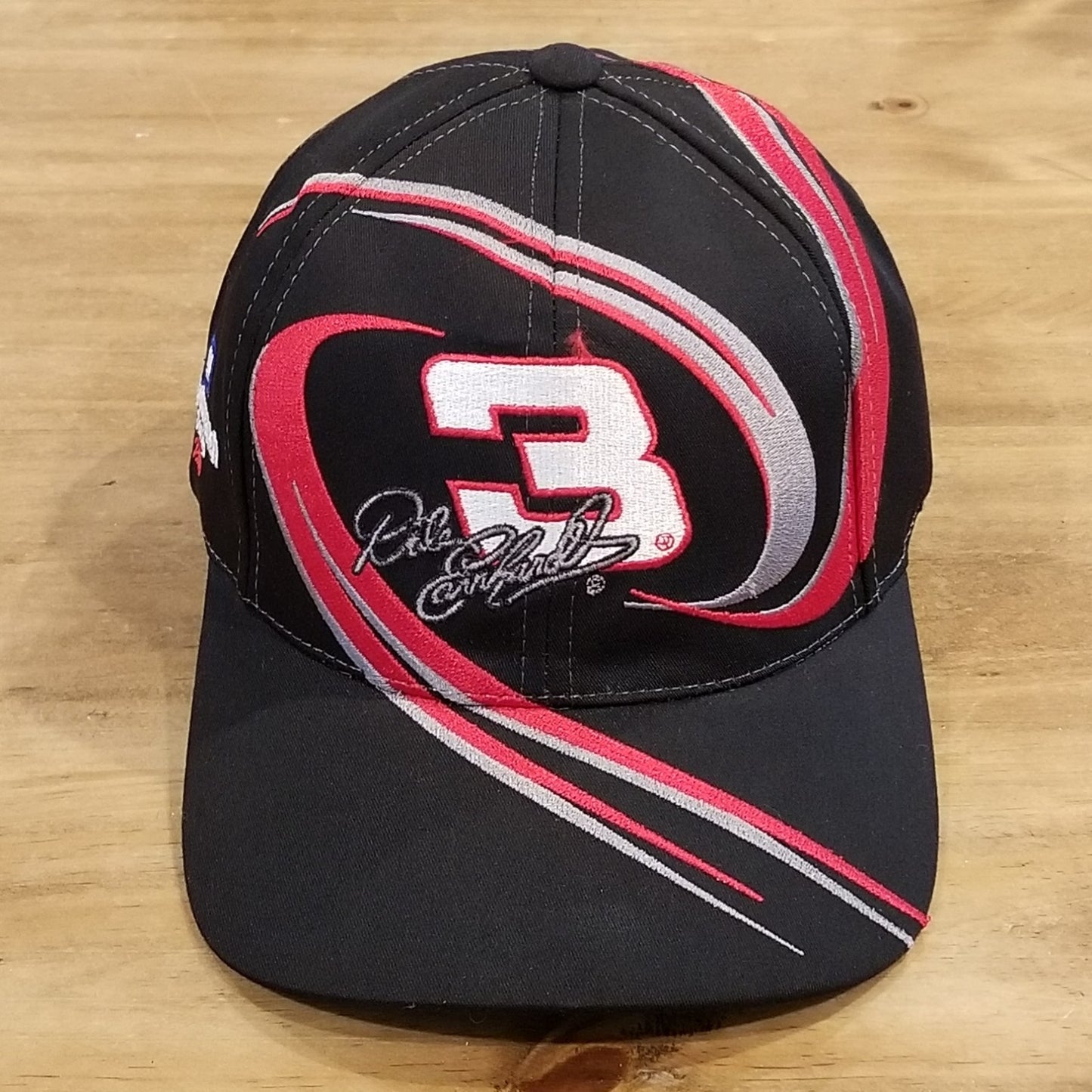 Vintage Dale Earnhardt Hat Swirl Embroidered NASCAR Race Chase Black Intimidator