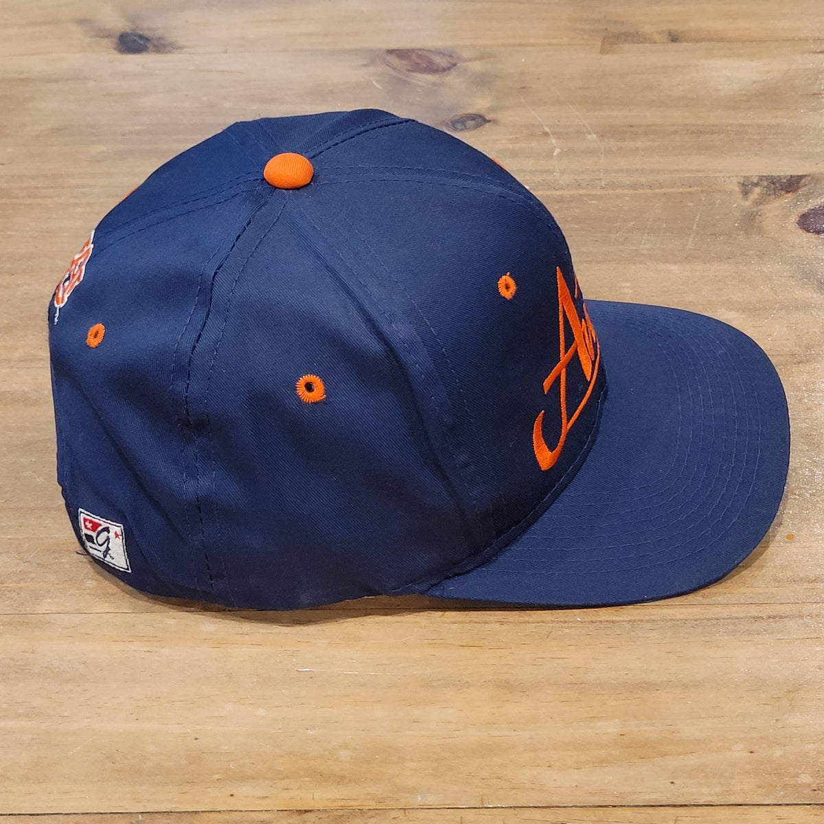Vintage Auburn Tigers Hat Snapback The Game Bar Script 90s College Football