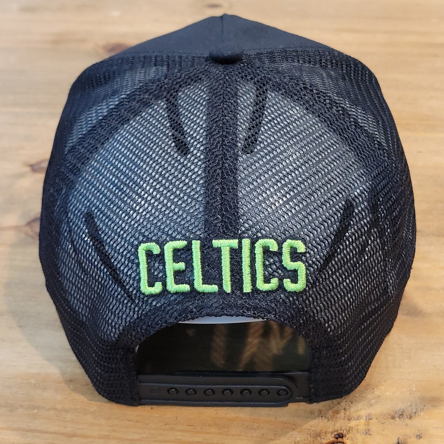Boston Celtics Hat Snapback 47 Brand Hitch Trucker Rope Black Green One Size