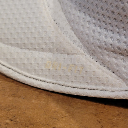 Vintage Nike Daybreak 5 Panel Hat Strap Back White Mesh Running Y2K