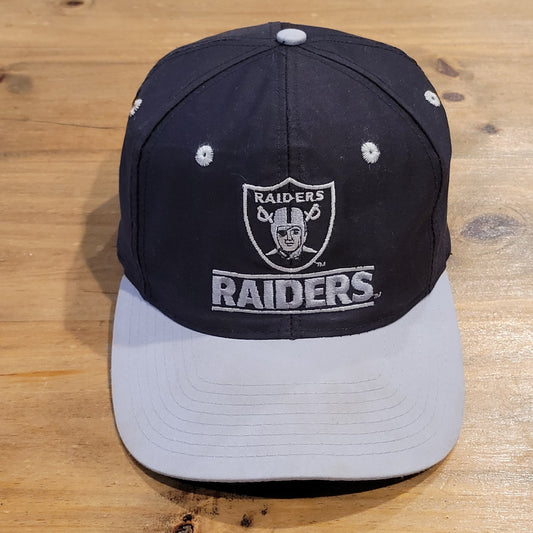 Vintage Oakland Raiders Hat Snapback Eastport 90s NFL One Size Adjustable