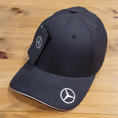 Mercedes Benz Hat Cap Strap Back Black Gilbert One Size Car Racing F1 Adjustable