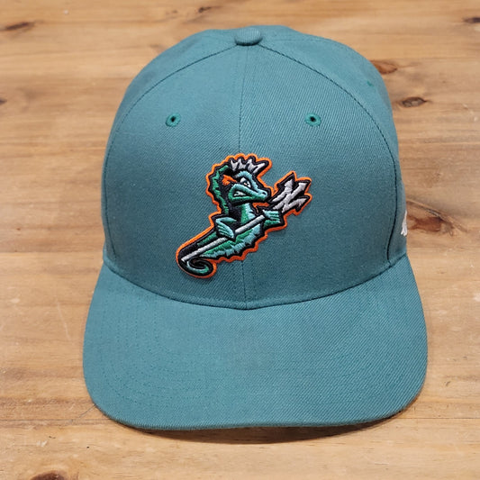 Norfolk Tides Hat Snapback MiLB Baseball Seahorse Logo Orioles 47 Brand  Wool