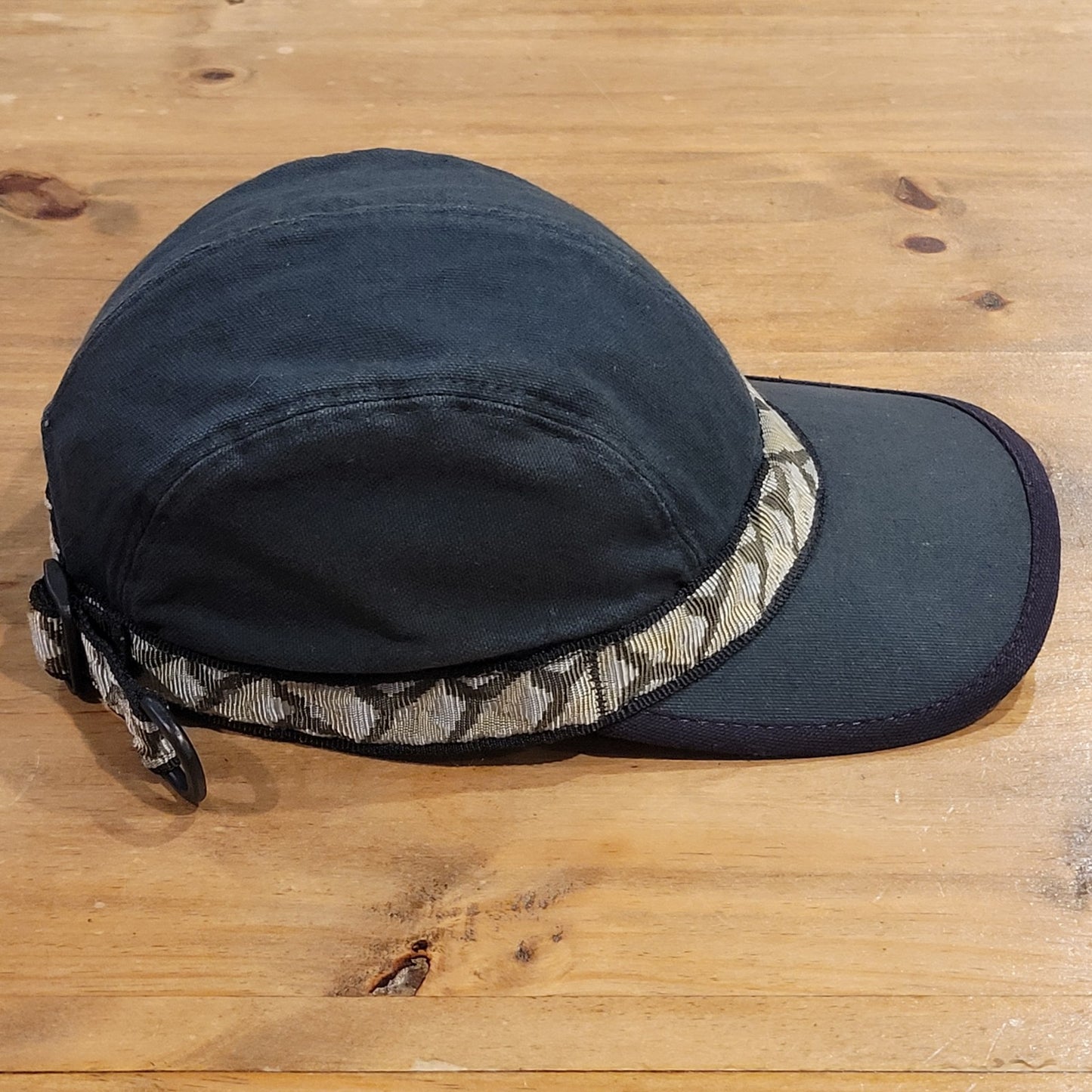Kavu Hat Cap Size M Adjustable Canvas Outdoor Fishing Hiking Made USA Cotton Gre