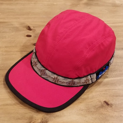 Kavu Hat Red Size S Adjustable Lightweight Outdoor Hiking Polyester Panel