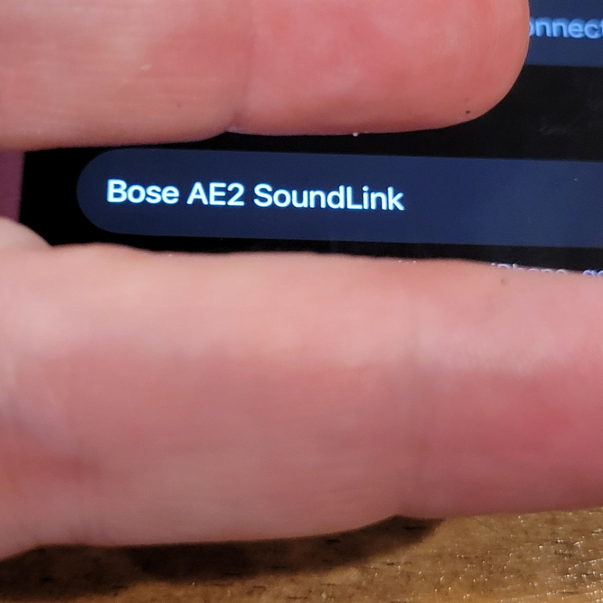 Bose SoundLink Around Ear Wireless Headphones AE2 Black Blue Tested Working 1135