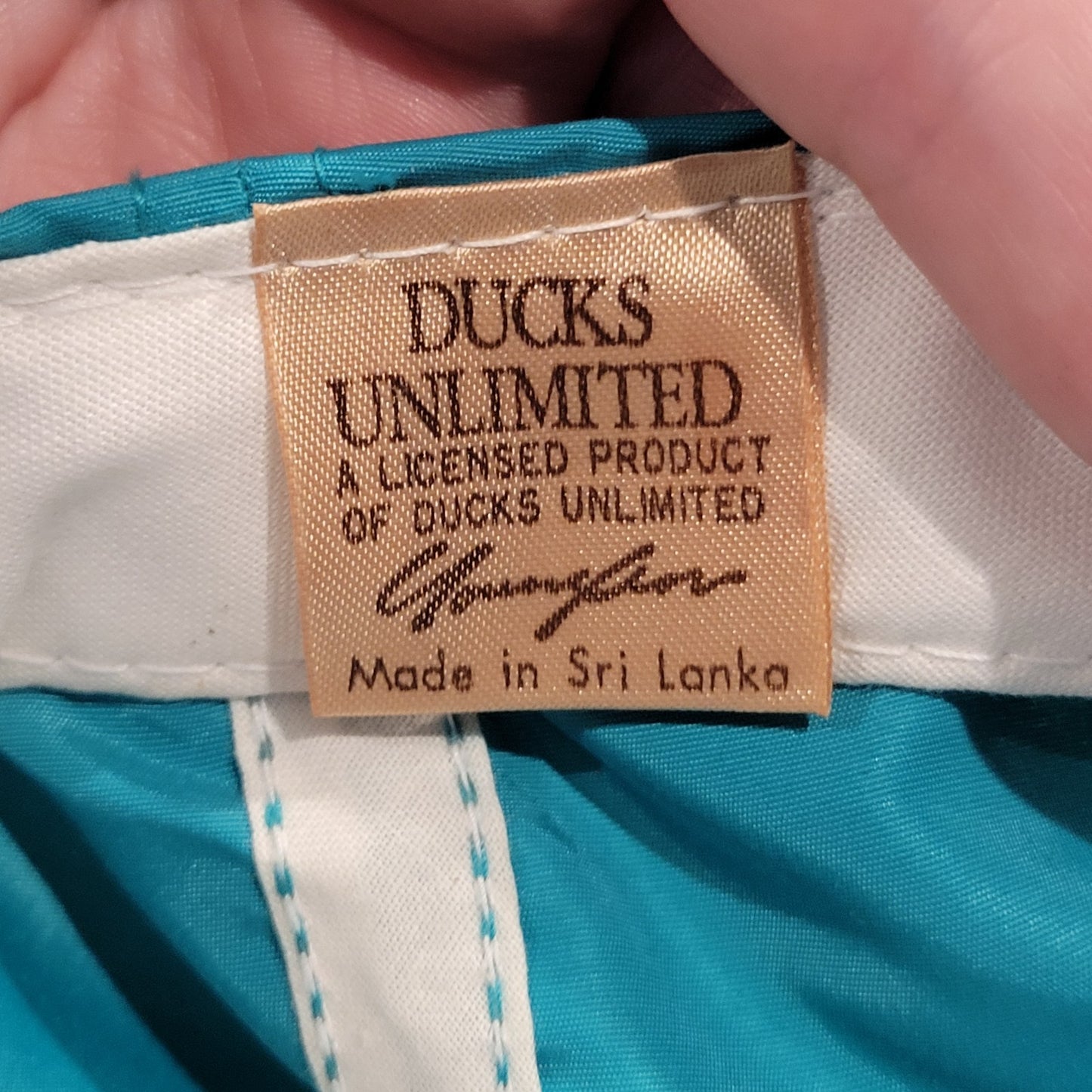 Vintage Ducks Unlimited Hat Snapback Green Team DU Rope 90s Hunting Duck