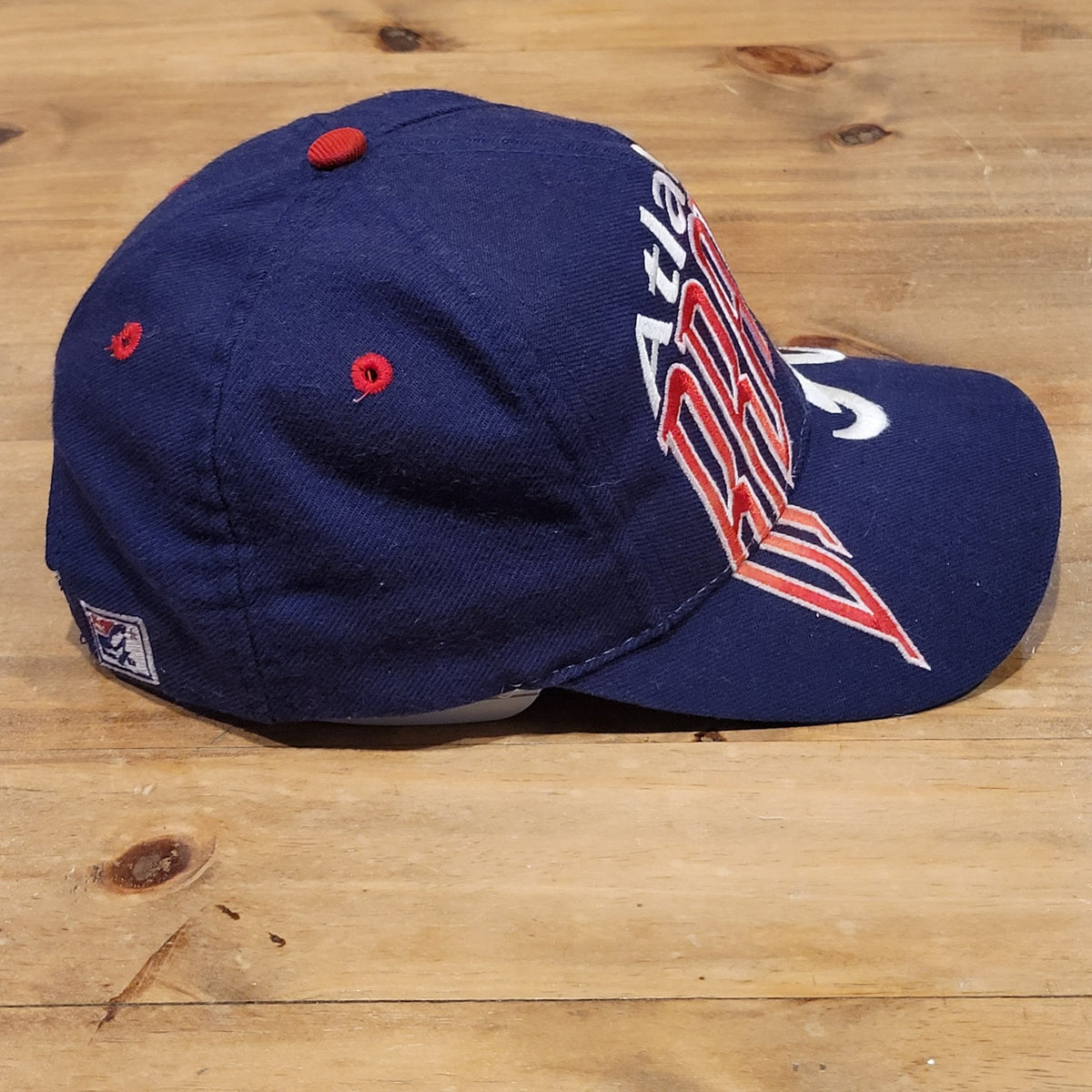 Vintage Atlanta Braves Hat Snapback The Game Big Logo Wool Blend MLB 90s