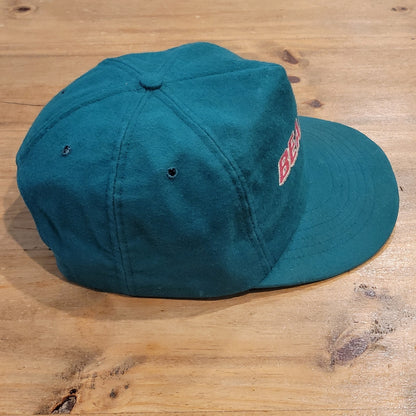Vintage BearCat Artic Cat Hat Snapback Green Articwear Made USA 80s 90s