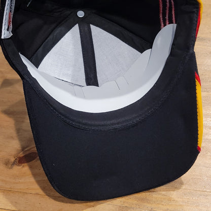 Vintage NASCAR 2000 Hat Snapback Big Logo Flame Jagged 90s One Size Adjustable