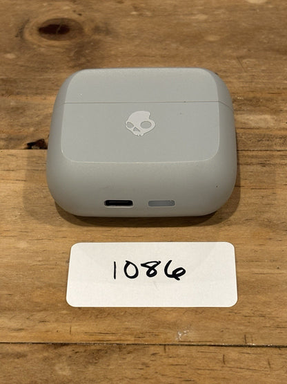 Skullcandy Mod True Wireless Earbuds Used w/ Case Gray 1086