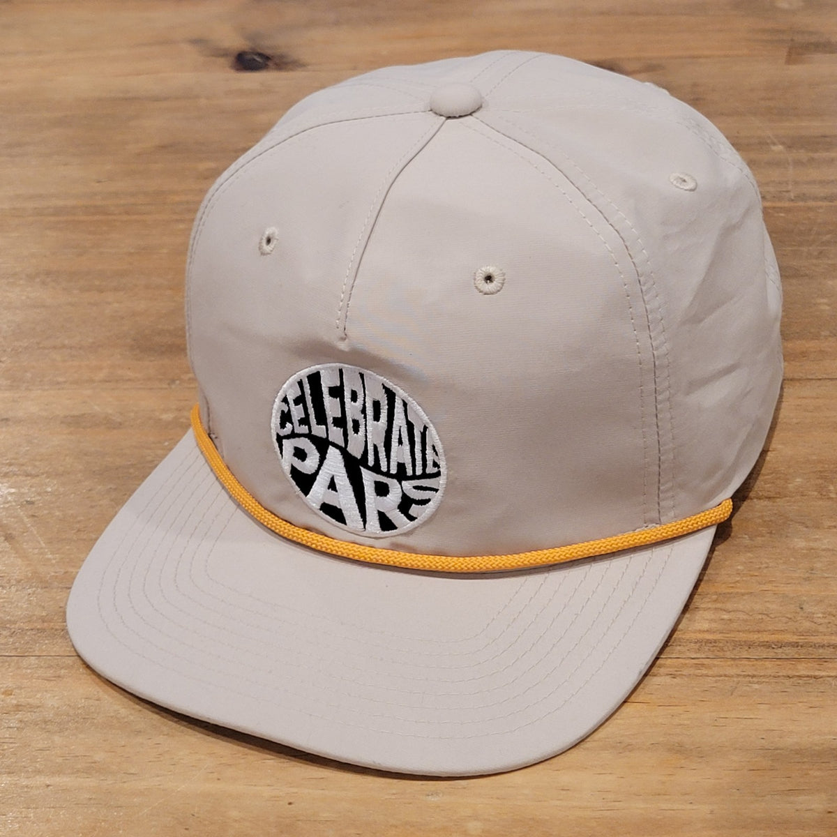 Swannies Golf Hat Cap Snapback  Celebrate Pars Brown Rope One Size