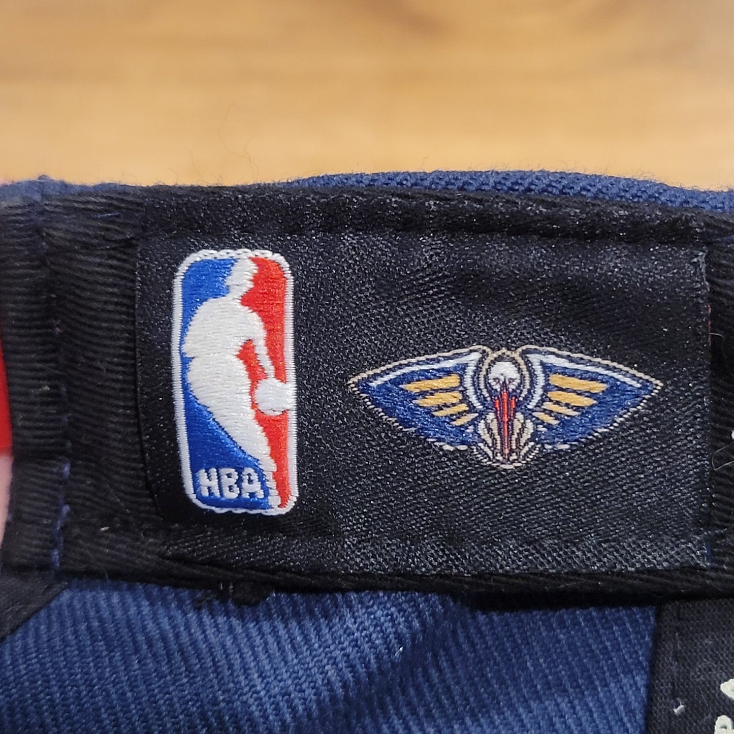 New Orleans Pelicans Hat Mitchell & Ness Big Logo NBA Wool Blend Embroidered