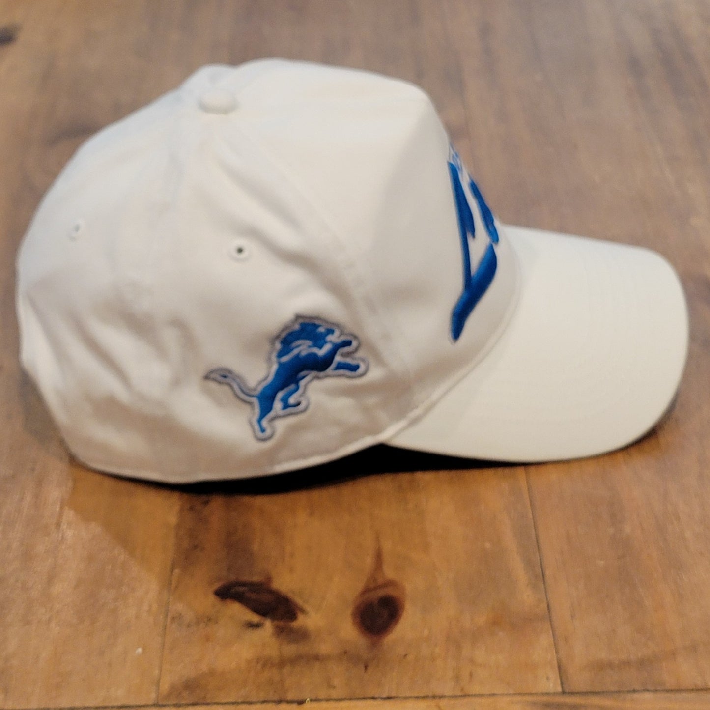 Detroit Lions Hat Cap Snapback 47 Brand Hitch White One Size Adjustable NFL